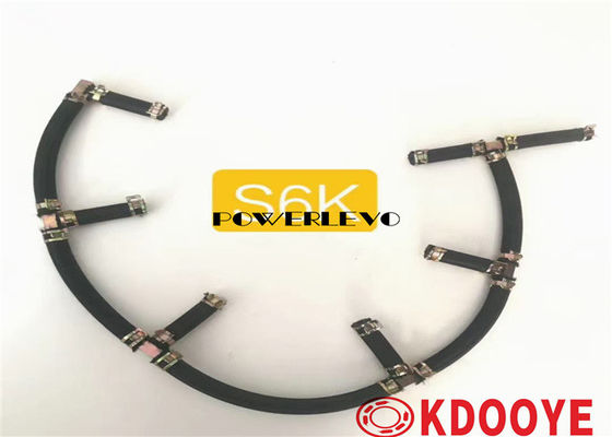 S4K S6K 6D34 312 320C SK200-6E 312B E200B के लिए पाइप से इंजेक्टर रिसाव